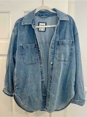 Abercrombie Classic Light Blue Denim Jacket - Women